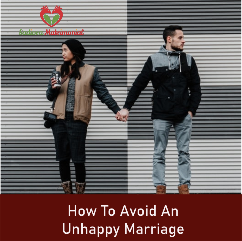 How To Avoid An Unhappy Marriage
